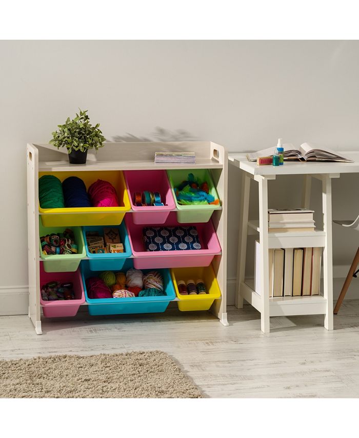 IRIS USA 3Tier Storage Bin Rack With Shelf Macy's