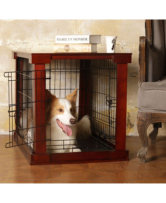 zoovilla Cage with Crate Cover Mahogany Large Macy s