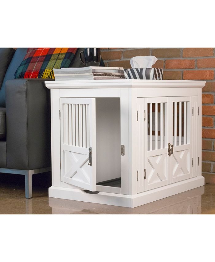 zoovilla Triple Door Dog Crate, White, Medium Macy's