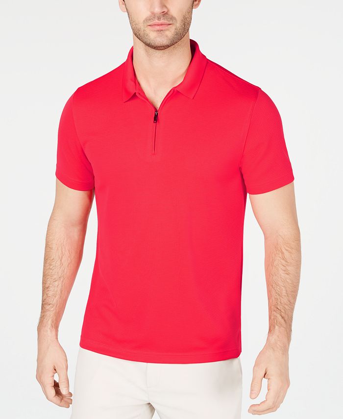 Alfani zip polo clearance