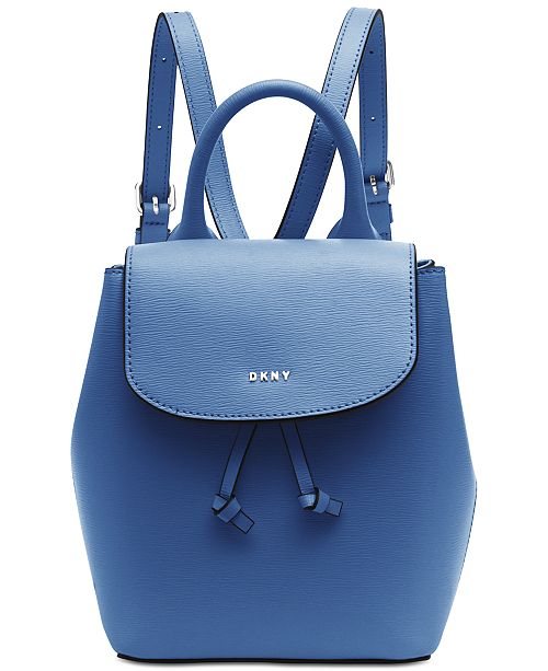 DKNY Lex Leather Backpack, Created for Macy's & Reviews - Handbags ...