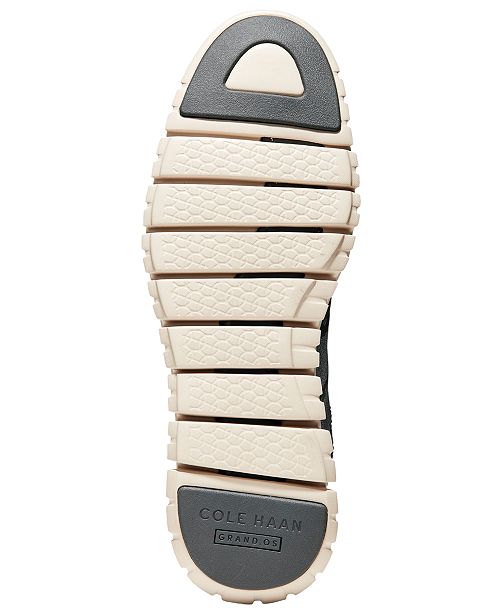 men's zerogrand stitchlite perforated knit lace up oxfords