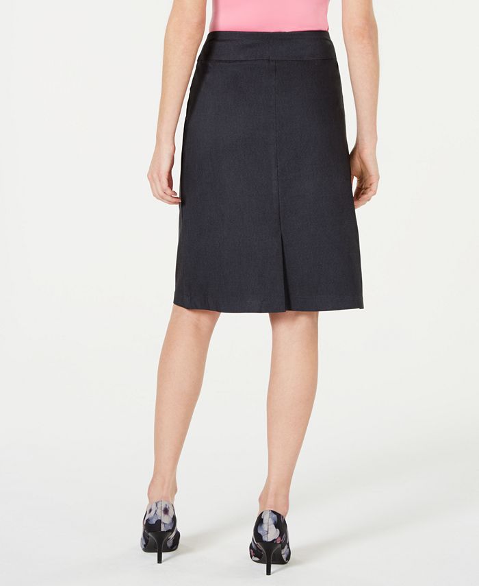 JM Collection Rivet-Waist A-Line Skirt, Created for Macy's - Macy's