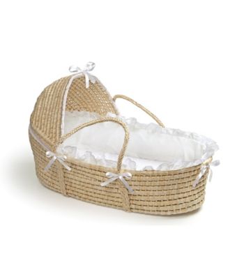 Natural Moses Basket with Hood - Macy's