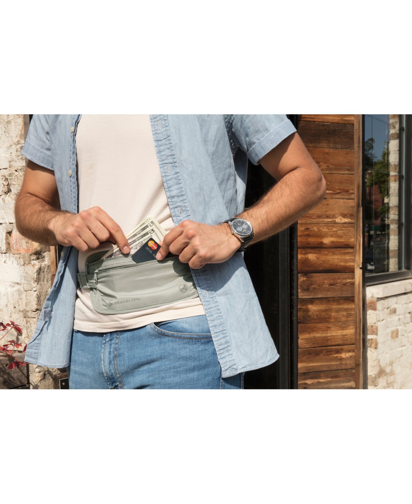 Сумка Travelon RFID Blocking Undergarment Waist Pouch — фото 2