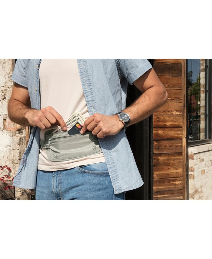 Travelon RFID Blocking Undergarment Waist Pouch Macy's