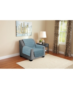 Harper Lane Furniture Protector Chair Suede In Blue