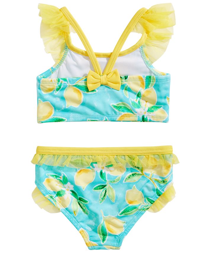 Penelope Mack Toddler Girls 2-Pc. Lemon-Print Bikini - Macy's