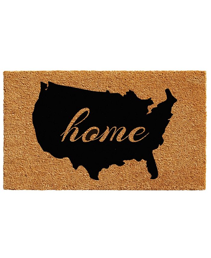 Home & More USA 24" x 36" Coir/Vinyl Doormat Macy's