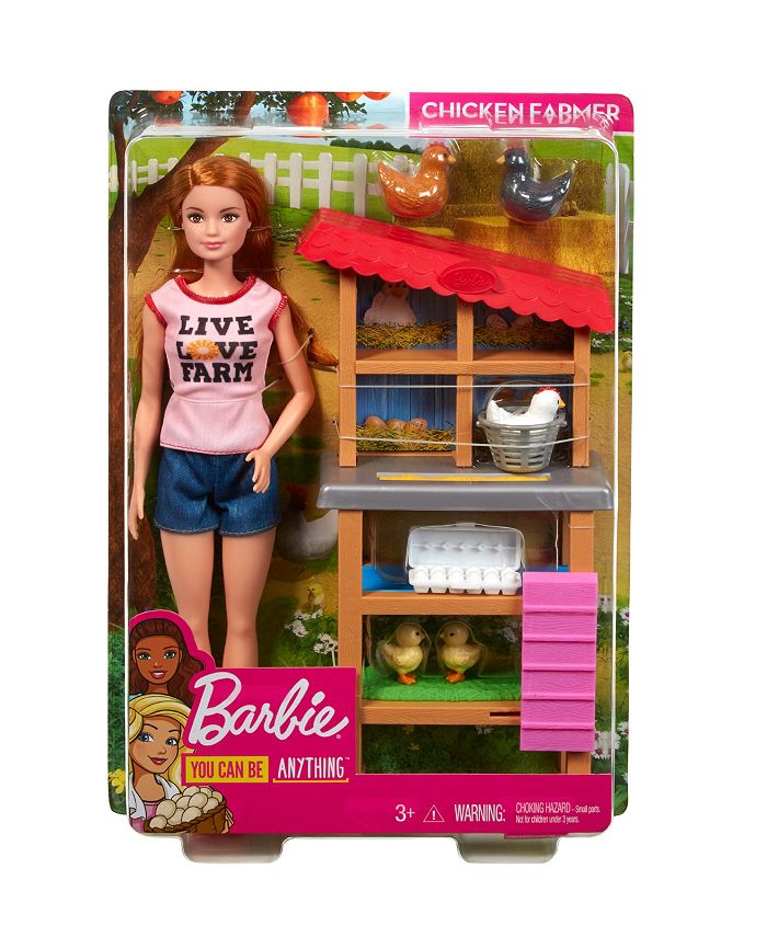 Barbie Chicken Farmer Doll & Playset Macy's