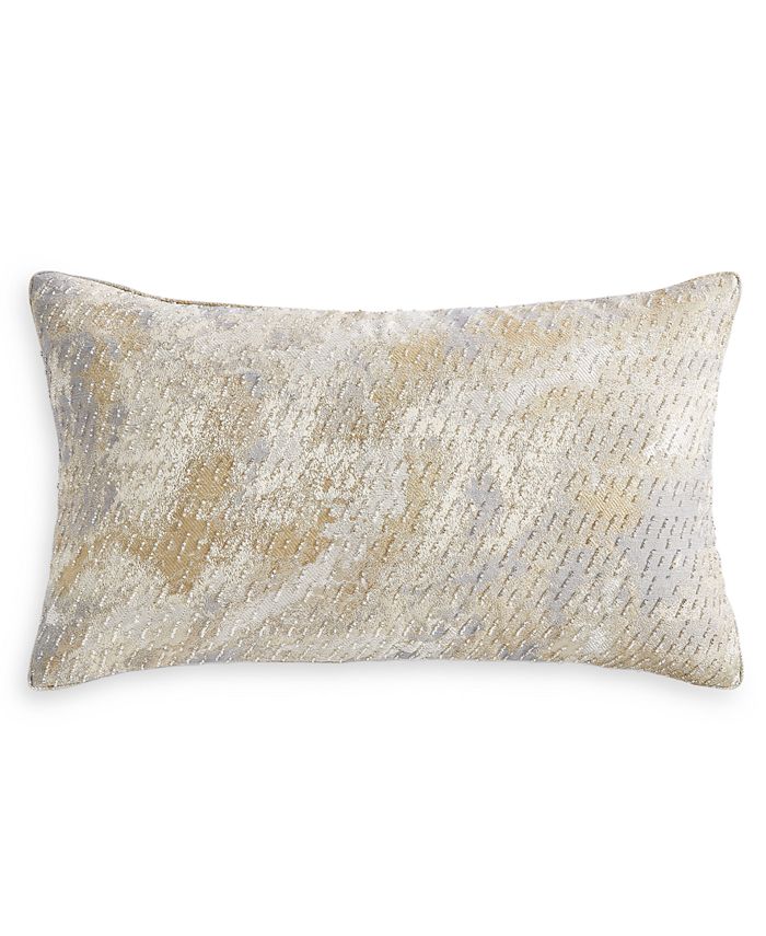 Hotel Collection Metallic Stone Decorative Pillow, 14" x 24", Created for Macy's Macy's