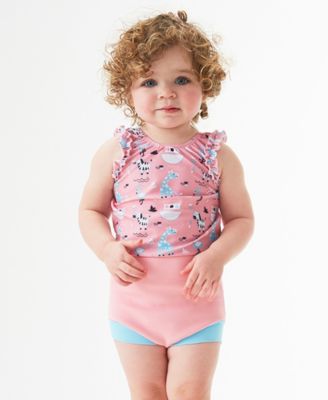 Splash Baby Girl's Happy Nappy Swim Diaper Swimsuit Nina's Ark 