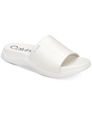 image of Calvin Klein Women-s Ubi Sandals Women-s Shoes