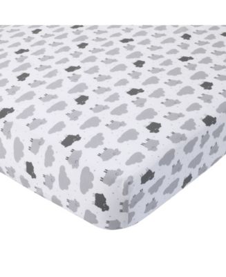 Carter's 100% Cotton Sateen Fitted Crib Sheet - Sheep Cloud - Macy's