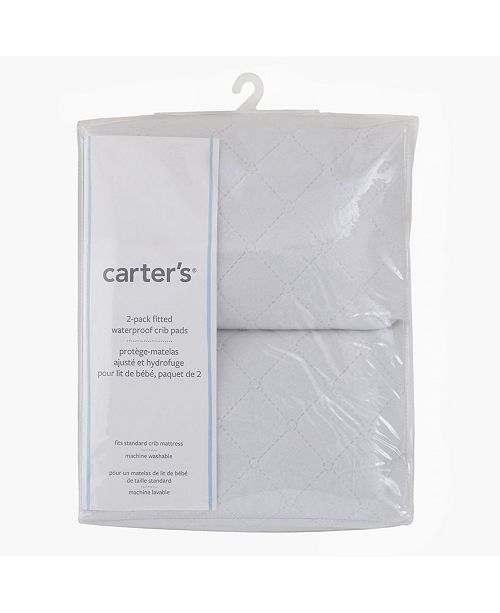 Carter S Fitted Waterproof Crib Mattress Pad 2 Pack Reviews