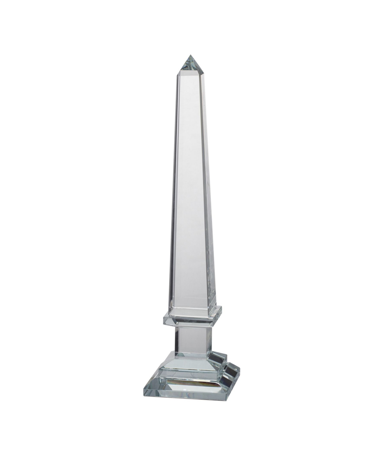 Ab Home Lucent Obelisk Accent, Medium In Clear