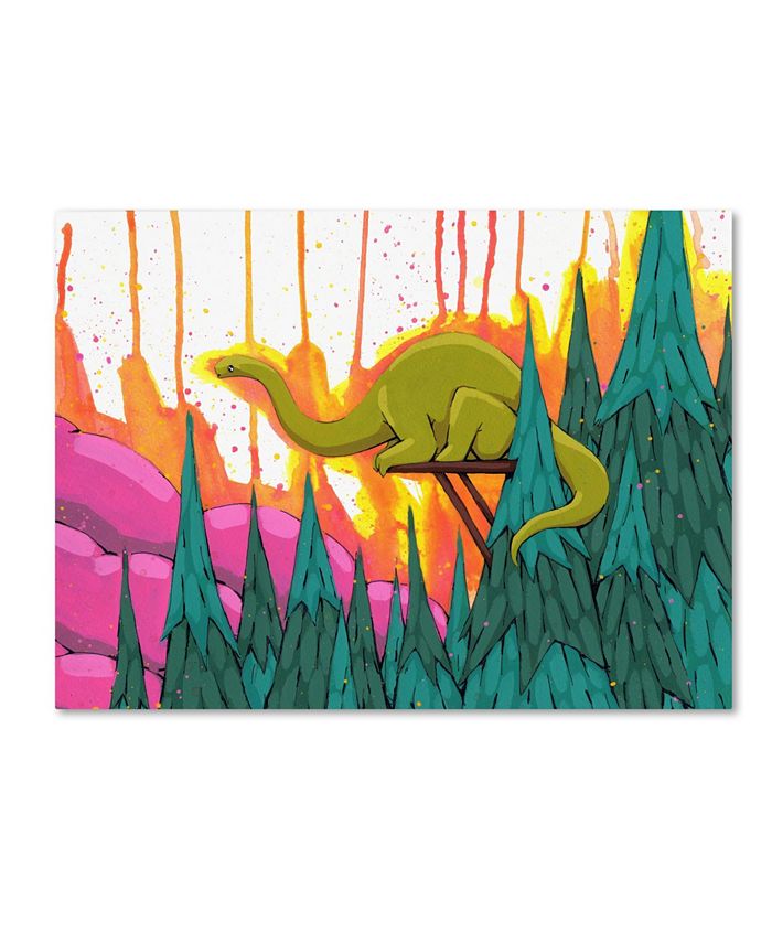 Trademark Global Ric Stultz 'Overseeing The Range' Canvas Art 19" x