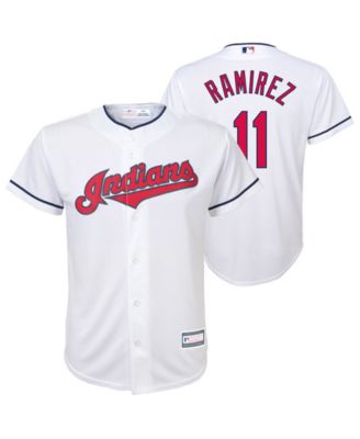 Majestic Big Boys Jose Ramirez Cleveland Indians Player Replica Cool Base Jersey Macy s