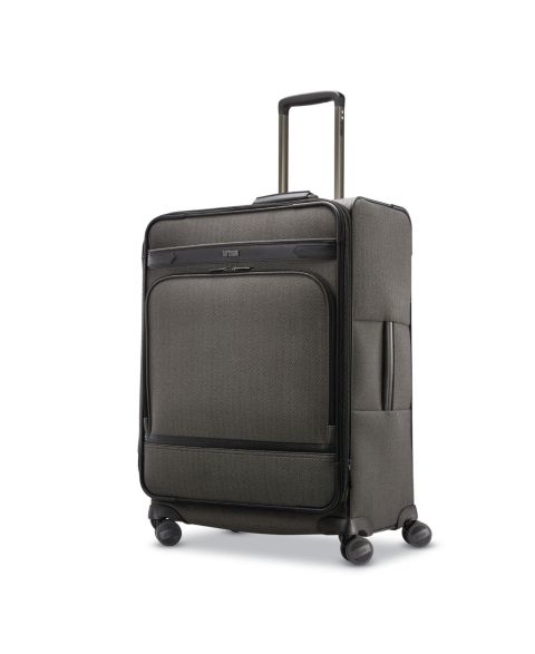 Чемодан Hartmann Herringbone DLX Medium Check-in Spinner, цвет: Чёрный