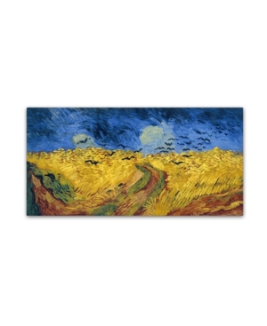 Trademark Global Vincent Van Gogh 'wheatfield With Crows' Canvas Art In Multi