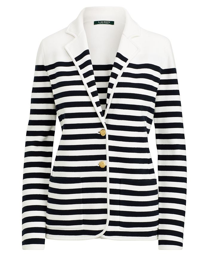 Lauren Ralph Lauren Petite Striped Blazer & Reviews - Jacket & Blazers ...
