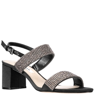 Nina Naomi Block Heel Sandals Women's Shoes In Black | ModeSens