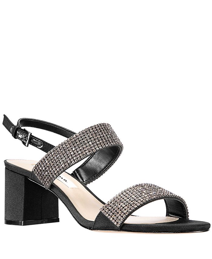 Nina Naomi Block Heel Sandals - Macy's