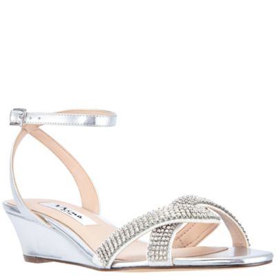 nina wedge wedding shoes