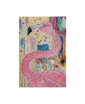 Trademark Global Lauren Moss 'flamingo Fantasy' Canvas Art In Multi