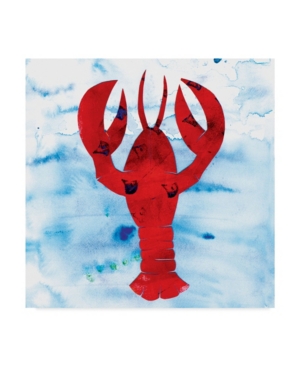 Trademark Global Summer Tali Hilty 'lobster' Canvas Art In Multi