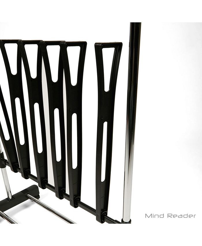 Mind Reader 3 Tier Revolving Shoe Rack Stand, Free Standing Shoe