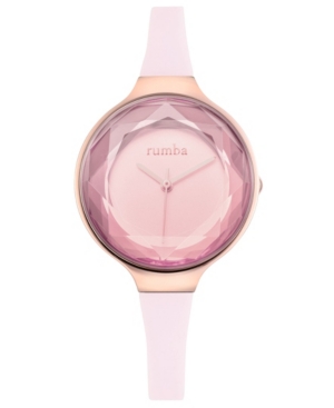 image of RumbaTime Orchard Gem Blush Silicone Band Watch