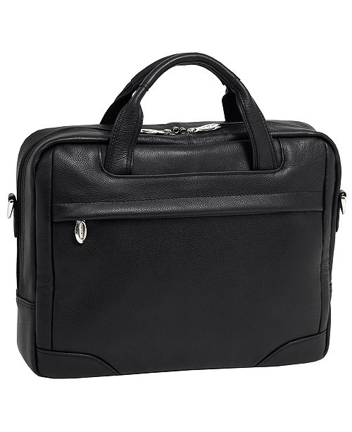 McKlein Bridgeport Large Laptop Briefcase & Reviews - Laptop Bags ...