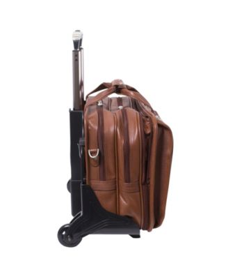West Town 15" Fly-Through Checkpoint-Friendly Patented Detachable -Wheeled Laptop Briefcase