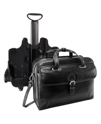 Siamod Carugetto Patented Detachable -Wheeled Laptop Briefcase