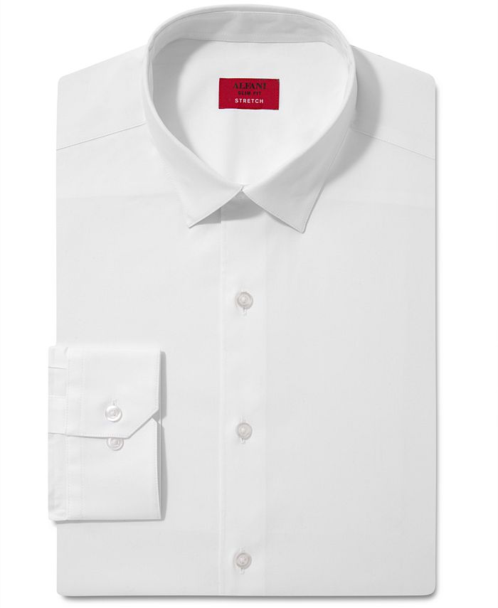 Alfani Slim Fit + Stretch Men's Dress Shirt, Created for Macy's Macy's