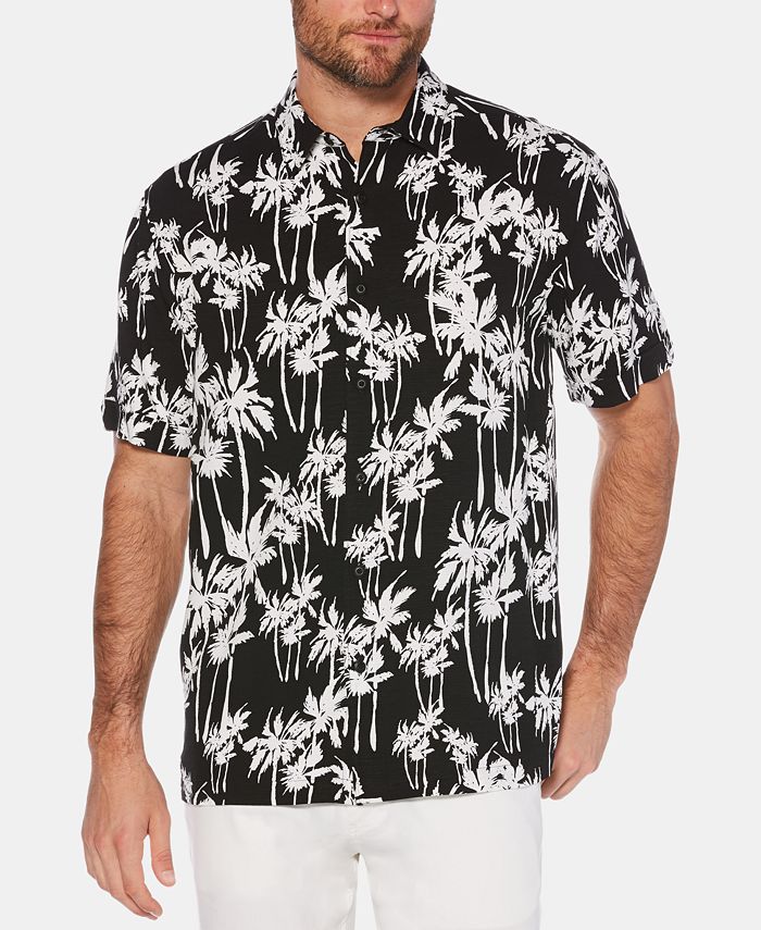 Cubavera Men's Palm Tree Graphic Shirt - Macy's
