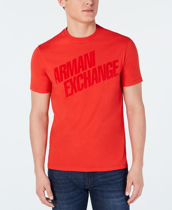 A|X Armani Exchange Armani Exchange Men's Logo T-Shirt - Macy's