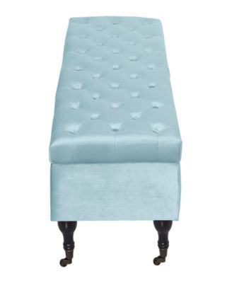 Elle D&eacute;cor Collette Tufted Storage Bench