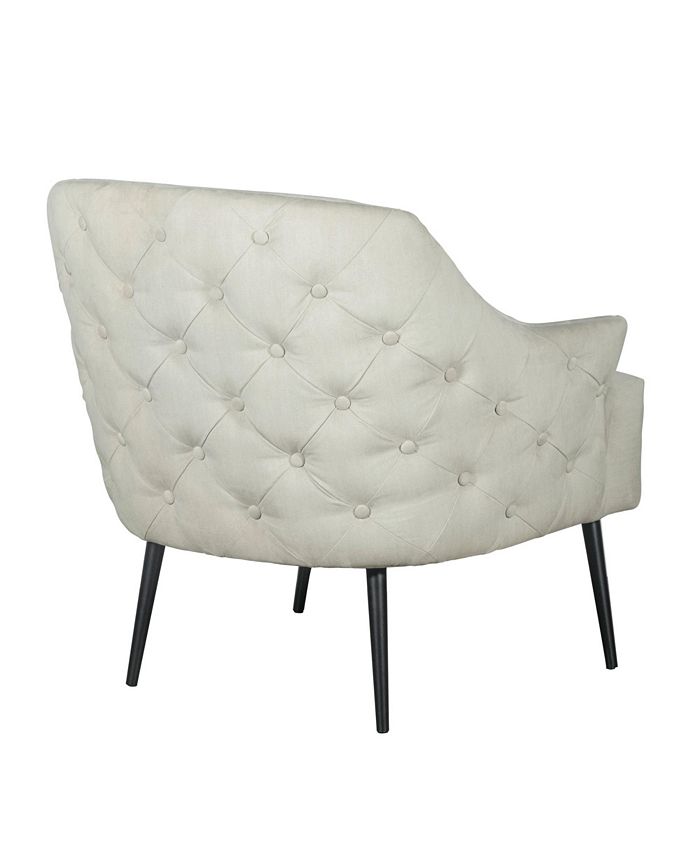 Elle Decor Elle Décor Quincy Tufted Accent Chair Macy's