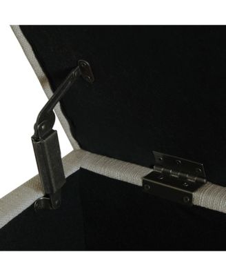 Abbot Square Tufted Ottoman with Storage and Casters