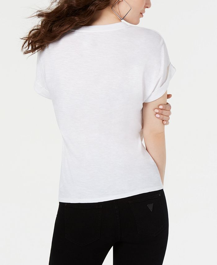guess lips t shirt