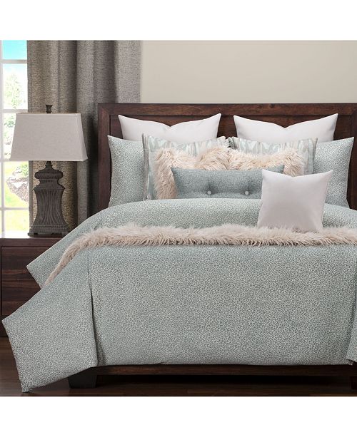 Pologear Lana Capri Leopard Print 5 Piece Twin Luxury Duvet Set