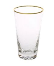 Oake Stackable Water Glasses, Set of 4, Created for Macy's - Amber
