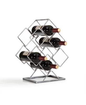 Danya B Electroplated 6 Bottle Wine Rack - Macy's