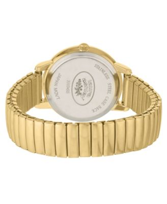 Gold Stretch Bracelet Watch