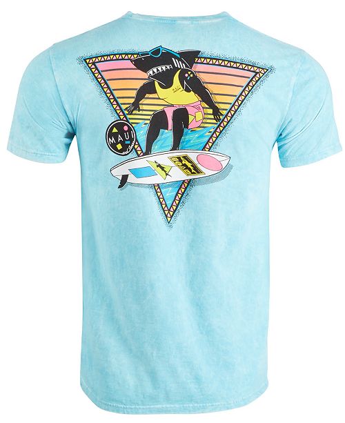 Maui And Sons Men S Shark Graphic T Shirt Reviews T Shirts