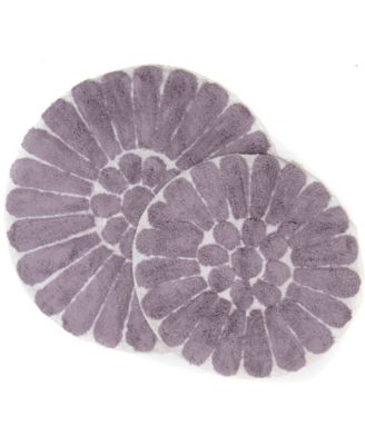 Bursting Flower 2-Pc. Bath Rug Set