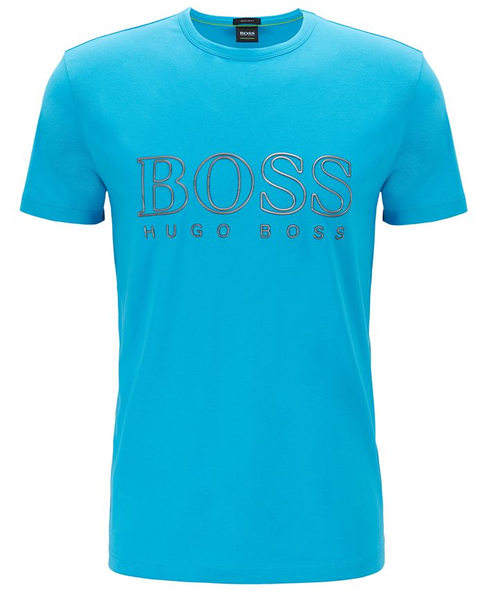 Hugo Boss BOSS Men's Tee Logo Crew-Neck T-Shirt & Reviews - Hugo Boss ...