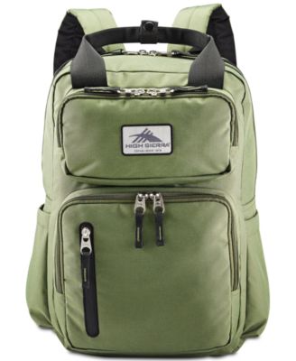 high sierra backpack green